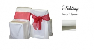 Chair Cover Rentals, Folding Chair Ivory