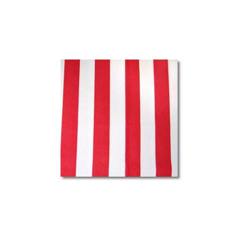 Red White Stripes Novelty Linen Rentals