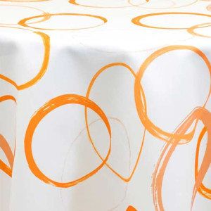 Orange Cirque Linen Rentals