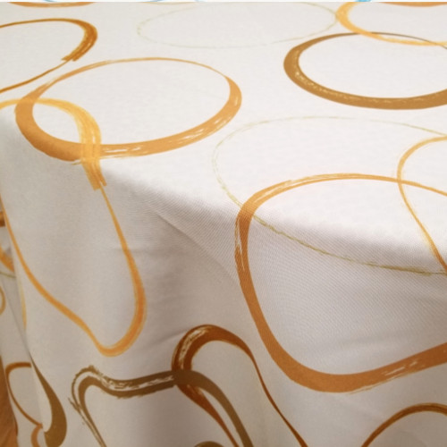 Gold Cirque Table Linen Rentals