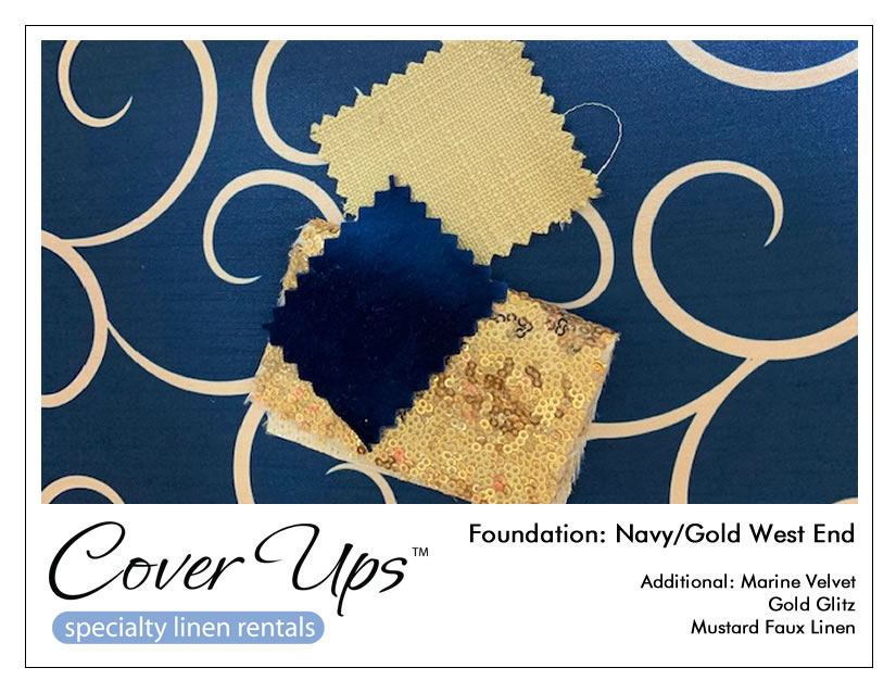 Navy Gold West End Storyboard